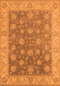 Oriental Orange Traditional Rug, urb765org