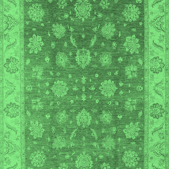 Oriental Emerald Green Traditional Rug, urb765emgrn