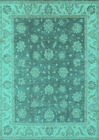 Oriental Turquoise Traditional Rug, urb765turq