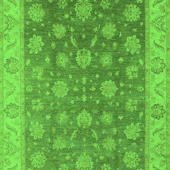 Oriental Green Traditional Rug, urb765grn