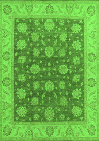 Oriental Green Traditional Rug, urb766grn