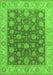 Oriental Green Traditional Rug, urb766grn