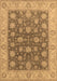 Machine Washable Oriental Brown Traditional Rug, wshurb766brn