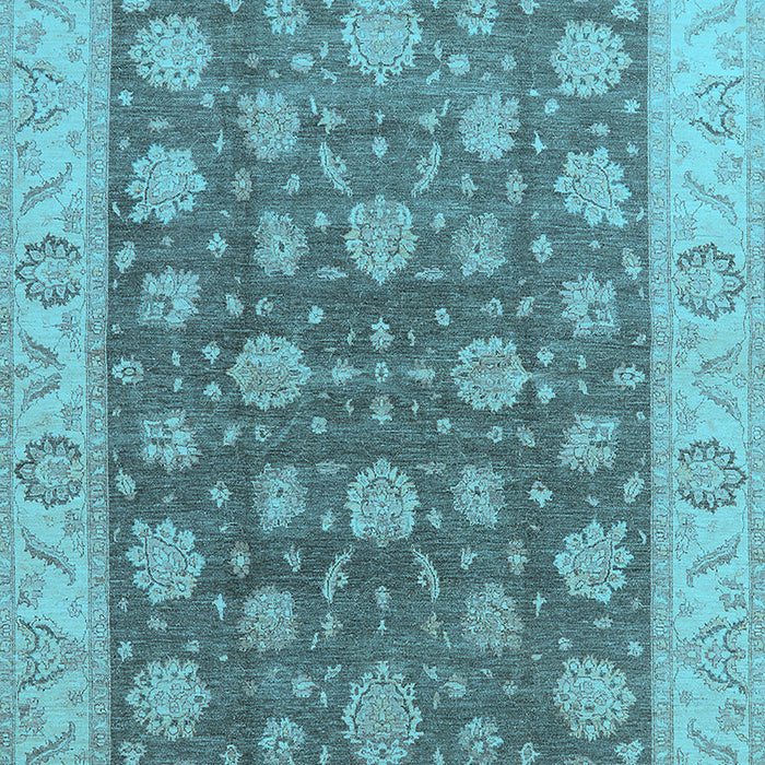 Oriental Light Blue Traditional Rug, urb766lblu