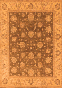 Oriental Orange Traditional Rug, urb766org
