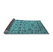 Sideview of Oriental Light Blue Industrial Rug, urb767lblu