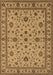 Machine Washable Oriental Brown Industrial Rug, wshurb767brn