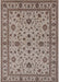 Mid-Century Modern Brown Oriental Rug, urb767