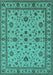 Oriental Turquoise Industrial Rug, urb767turq