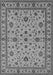 Machine Washable Oriental Gray Industrial Rug, wshurb767gry