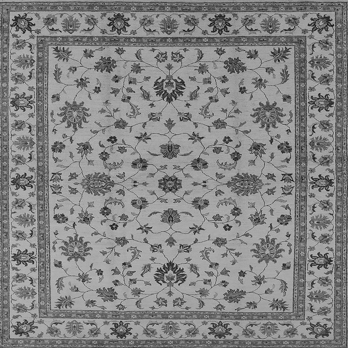 Square Oriental Gray Industrial Rug, urb767gry
