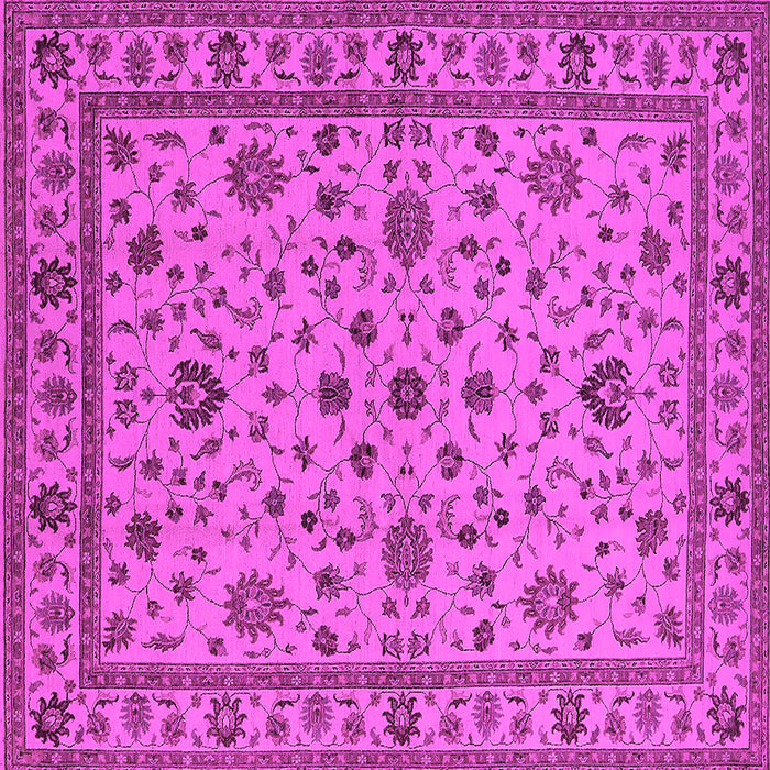 Square Oriental Pink Industrial Rug, urb767pnk