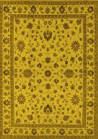 Oriental Yellow Industrial Rug, urb767yw