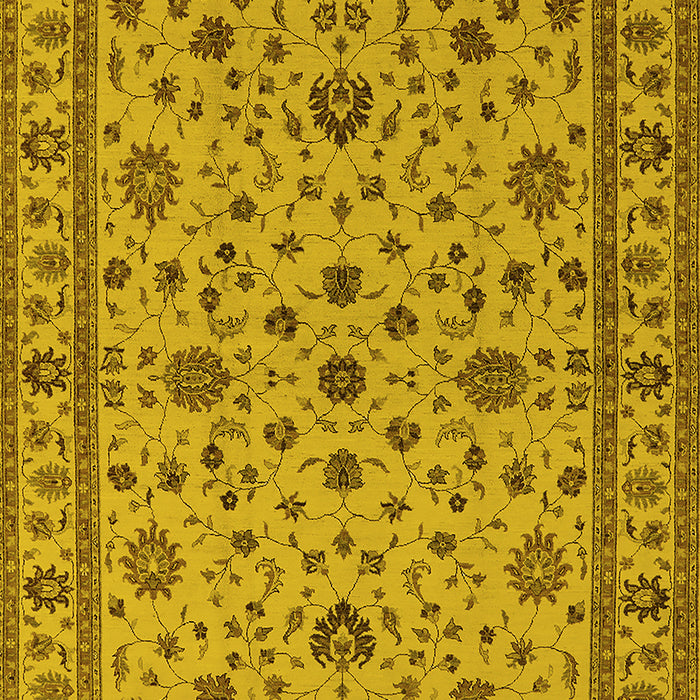 Oriental Yellow Industrial Rug, urb767yw