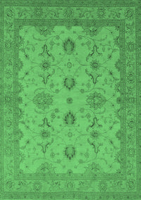 Oriental Emerald Green Traditional Rug, urb768emgrn