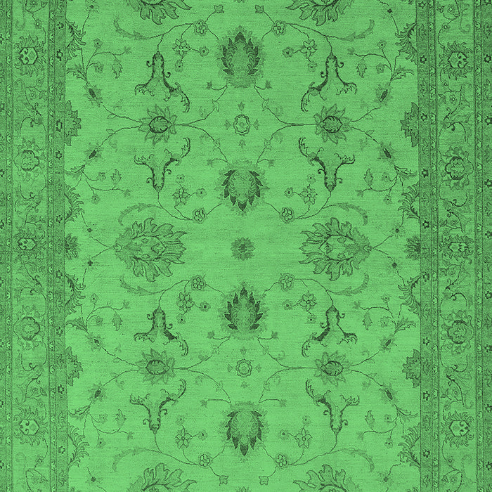 Oriental Emerald Green Traditional Rug, urb768emgrn