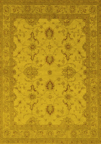 Oriental Yellow Traditional Rug, urb768yw