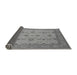 Sideview of Oriental Gray Traditional Rug, urb768gry