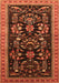 Machine Washable Oriental Orange Industrial Area Rugs, wshurb769org