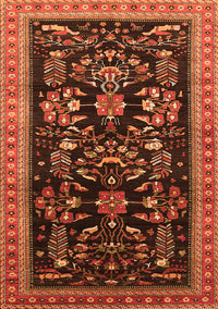 Oriental Orange Industrial Rug, urb769org