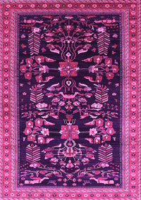 Oriental Pink Industrial Rug, urb769pnk