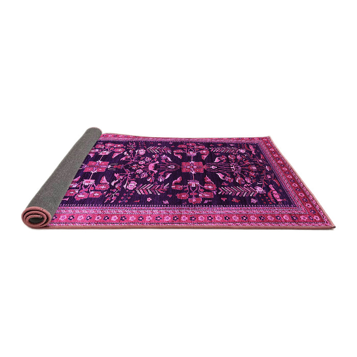 Sideview of Oriental Pink Industrial Rug, urb769pnk