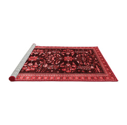 Industrial Red Washable Rugs