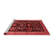 Industrial Red Washable Rugs