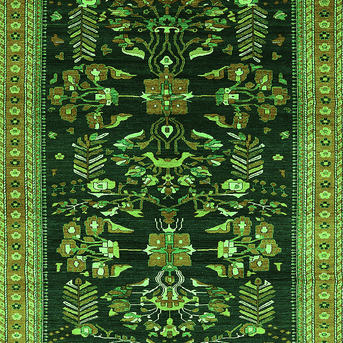 Oriental Green Industrial Rug, urb769grn