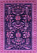 Machine Washable Oriental Purple Industrial Area Rugs, wshurb769pur