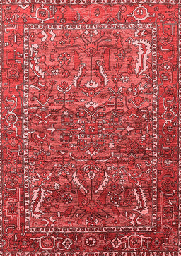 Animal Red Traditional Area Rugs