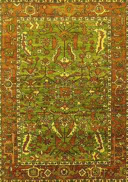 Animal Yellow Traditional Rug, urb770yw