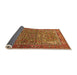 Sideview of Animal Orange Traditional Rug, urb770org