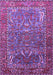 Machine Washable Animal Purple Traditional Area Rugs, wshurb770pur