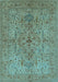 Oriental Light Blue Traditional Rug, urb771lblu