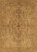 Oriental Brown Traditional Rug, urb771brn