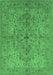Oriental Emerald Green Traditional Rug, urb771emgrn