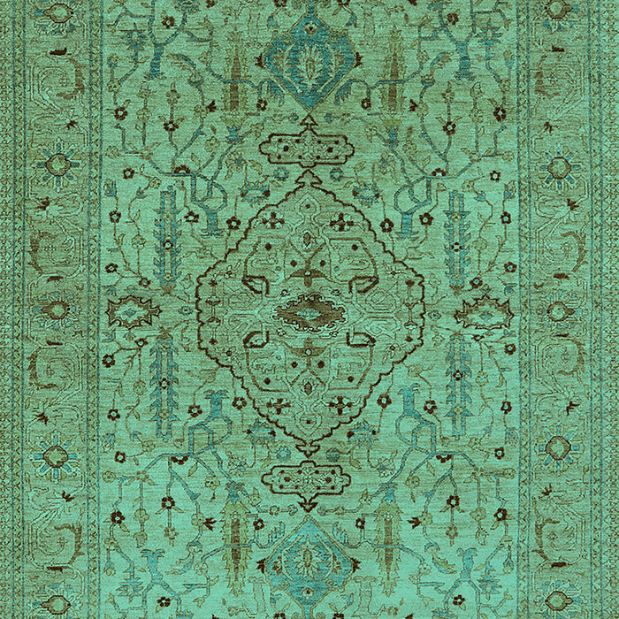 Oriental Turquoise Traditional Rug, urb771turq