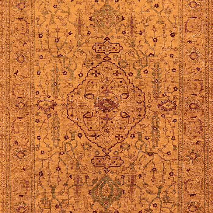 Oriental Orange Traditional Rug, urb771org