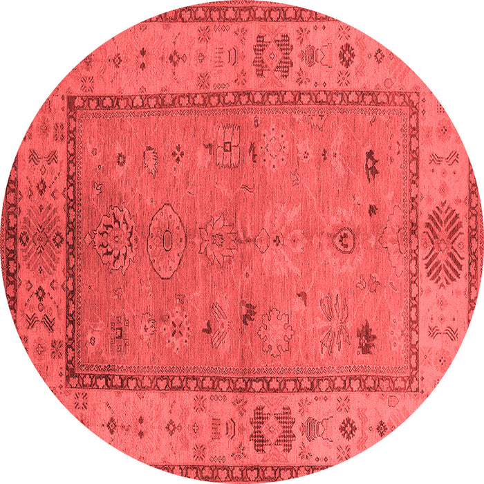 Machine Washable Oriental Red Traditional Rug, wshurb772red