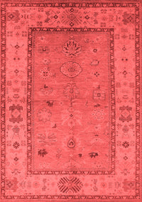 Oriental Red Traditional Rug, urb772red