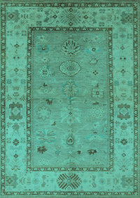 Oriental Turquoise Traditional Rug, urb772turq