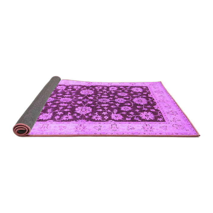 Sideview of Oriental Purple Traditional Rug, urb773pur