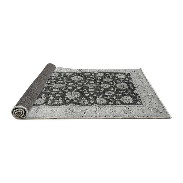 Sideview of Oriental Gray Traditional Rug, urb773gry