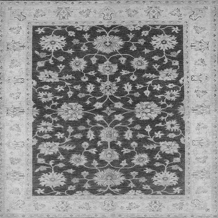 Square Oriental Gray Traditional Rug, urb773gry