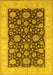 Oriental Yellow Traditional Rug, urb773yw