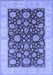 Machine Washable Oriental Blue Traditional Rug, wshurb773blu