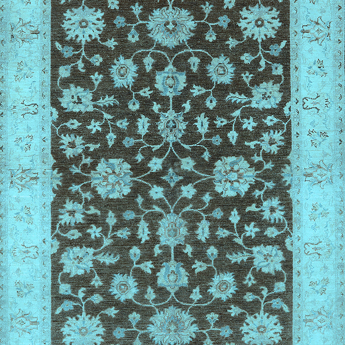 Oriental Light Blue Traditional Rug, urb773lblu