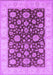 Machine Washable Oriental Purple Traditional Area Rugs, wshurb773pur