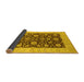 Sideview of Oriental Yellow Traditional Rug, urb773yw
